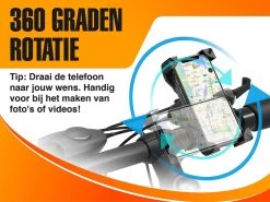 Hillar® Telefoonhouder Fiets Universeel - Smartphone Houder Fiets - Motor - Scooter - GSM Houder Fiets -Fiets Serie Winkel 1200x900 88