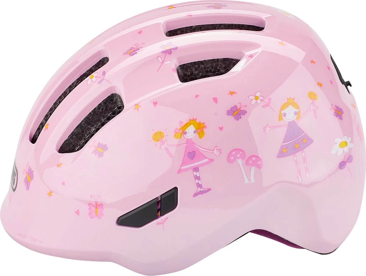 Abus Helm Smiley 3.0 - Rose Princess - S ( 45-50 CM ) - Kinder Fietshelm 3 Abus Helm Smiley 3.0 - Rose Princess - S ( 45-50 CM ) - Kinder Fietshelm - Afbeelding 3