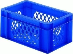 Merkloos Transport Bagage Krat Mini (blauw) - Fietsmand