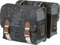 Basil Bohème Dubbele Fietstas - Blauw - 35 Liter -Fiets Serie Winkel 1200x905