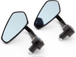 Bar End Spiegels - Spiegels Voor Motoren/Scooter - Set Van 2 - Zwart