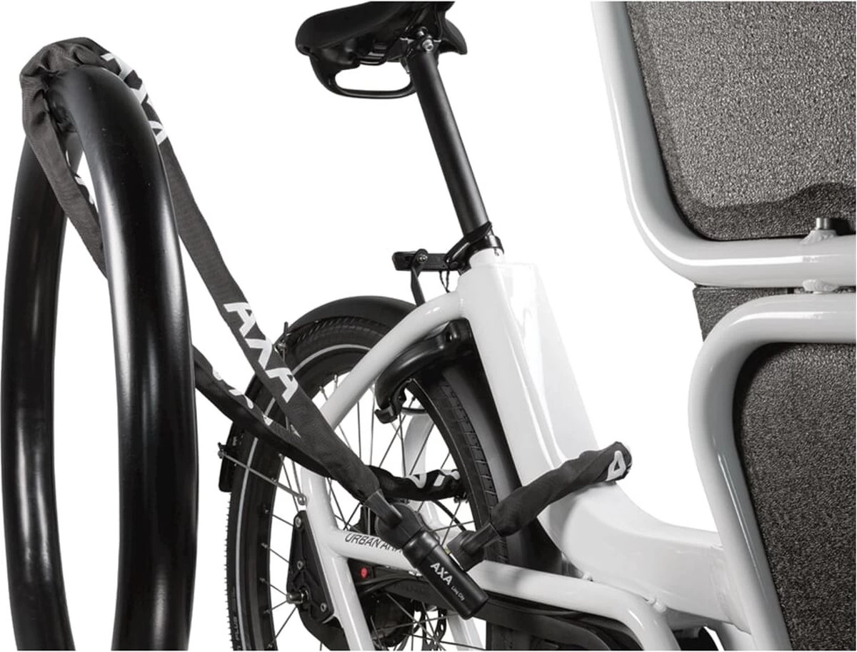 AXA Linq City 180 Kettingslot - Slot Voor Bakfietsen - 180 Cm – 7 Mm - Zwart 5 AXA Linq City 180 Kettingslot - Slot Voor Bakfietsen - 180 Cm – 7 Mm - Zwart - Afbeelding 5
