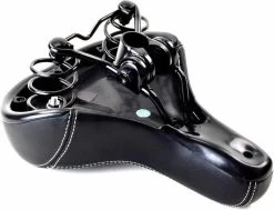 Benson Comfort Fietszadel Zwart -Fiets Serie Winkel 1200x919 1