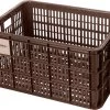 Basil Fietskrat L - Groot - 40 Liter - Bruin