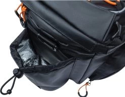 Basil Miles XL Pro Bagagedragertas MIK - 9-36 Liter - Zwart/Grijs -Fiets Serie Winkel 1200x927