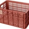Basil Fietskrat L - Groot - 40 Liter - Rood