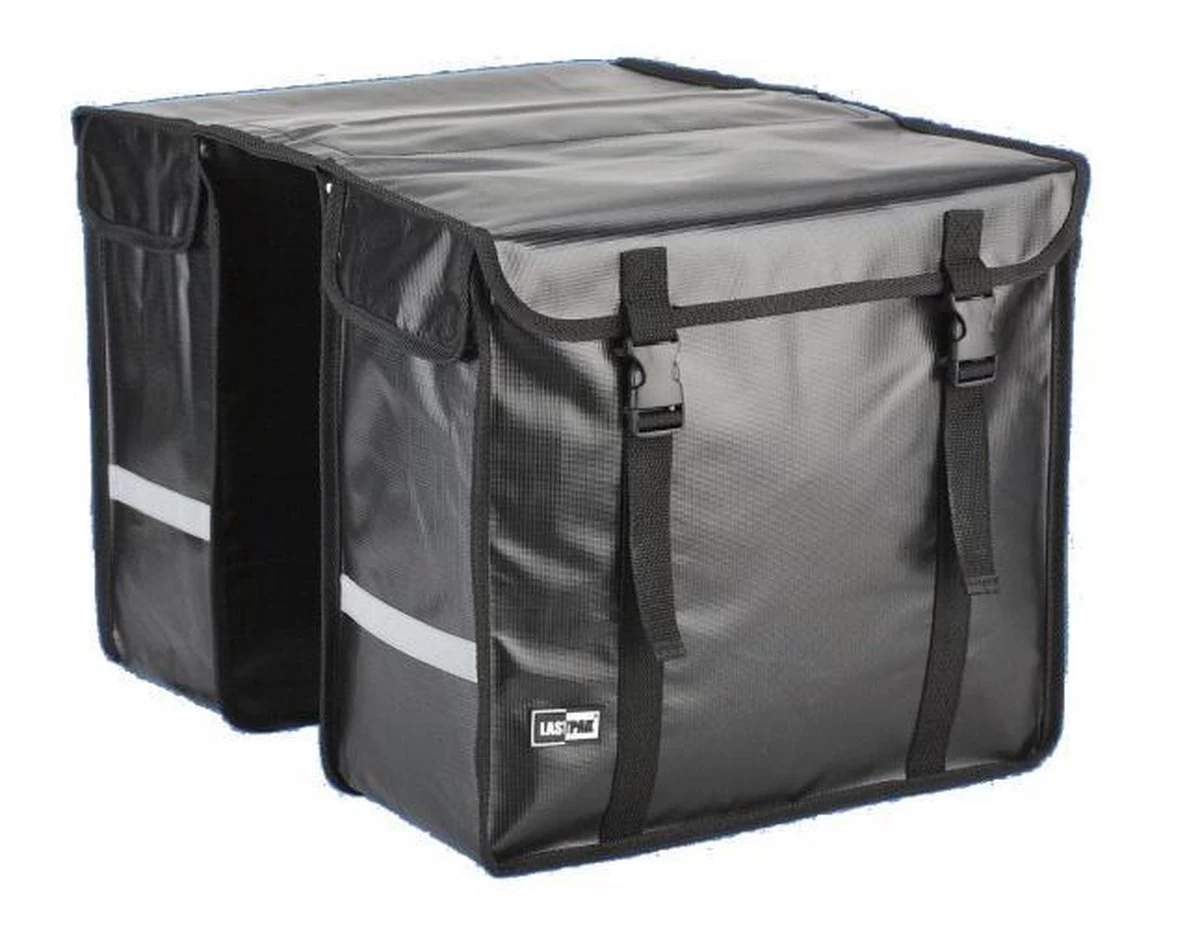 Lastpak Bisonyl - Dubbele Fietstas - 46 L - Zwart 5 Lastpak Bisonyl - Dubbele Fietstas - 46 L - Zwart - Afbeelding 5
