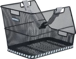 Basil Class Kinderfietsmand - Achter - Staal - Zwart