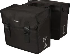 Basil Mara XXL Dubbele Fietstas - Zwart - 46 Liter