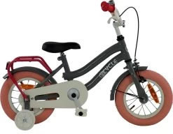 2Cycle Pretty - Kinderfiets - 12 Inch - Grijs-Roze - Meisjesfiets -Fiets Serie Winkel 1200x933 8
