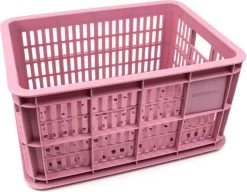 Basil Fietskrat S - Small - 17.5 Liter - Roze -Fiets Serie Winkel 1200x934 1