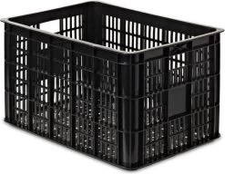 Lastpak Fietskrat Groot - Zwart - 46 L