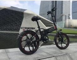 Samebike Elektrische Vouwfiet - Shimano 7 Speed Derailleur - 48V/ 10Ah Lithium Batterij - Aluminium -sportief/modern - 35km/u - Wit -Fiets Serie Winkel 1200x937 7