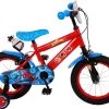 Spider-Man Kinderfiets - Jongens - 14 Inch - Rood/Blauw - Twee Handremmen