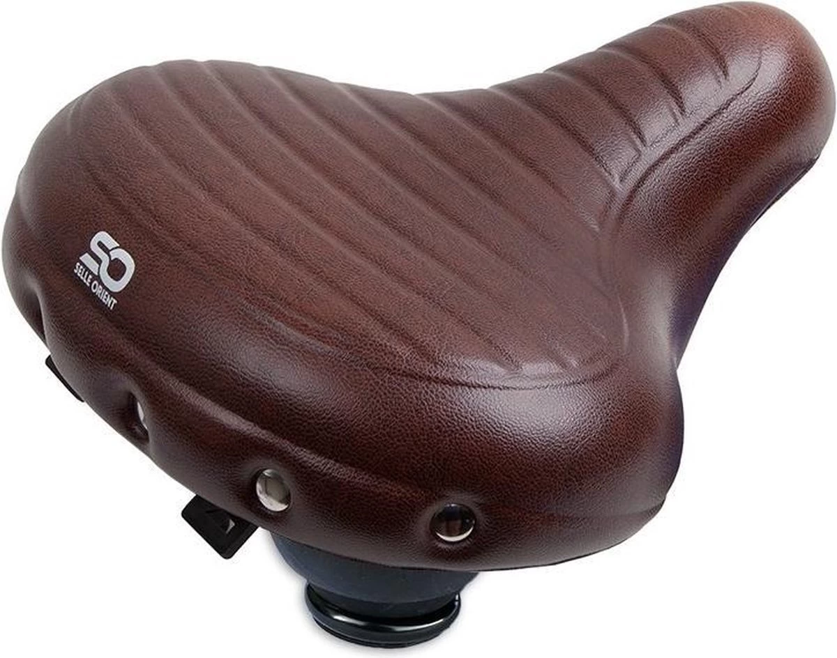 Selle Orient Relax Premium Fietszadel - Waterdicht - Bruin - Comfort 1 Selle Orient Relax Premium Fietszadel - Waterdicht - Bruin - Comfort
