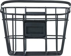 Basil Bremen Alu KF Fietsmand - Voor - Aluminium - Matzwart -Fiets Serie Winkel 1200x947