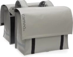 New Looxs Cameo Dubbele Fietstas - Bisonyl - 46 Liter - Grijs