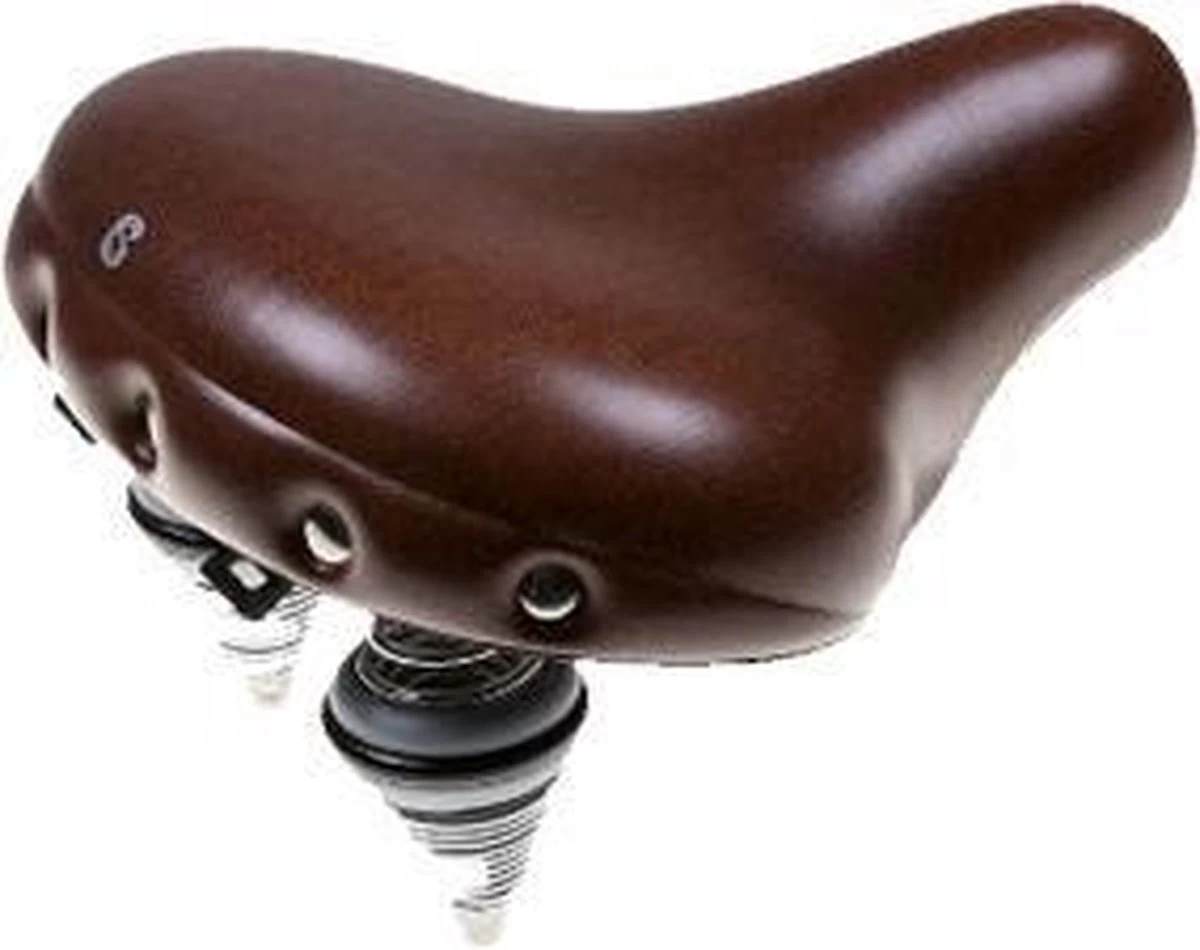 Selle Comfort Fietszadel Drifter - Bruin - Met Zwarte Hangveren 2 Selle Comfort Fietszadel Drifter - Bruin - Met Zwarte Hangveren - Afbeelding 2