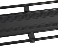 Merkloos Universele Fiets Bagagedrager - Voor Achterop Zadelpen Mountainbike/MTB/Racefiets - Achter Bagage Drager Rek - Met Quick Release Fietsframe Bevestiging - Bagagerek - Lichtgewicht Aluminium - Zwart -Fiets Serie Winkel 1200x951