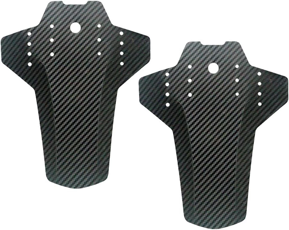 Set Van 2 - Universeel Spatborden - Inclusief Bevestiging Materiaal - Tie Wraps - Mountainbike Spatbord -Verstelbare Voor + Achter MTB Spatbord Set - Compatibel Met 20 "/24"/26 "/27.5"/29" Fiets - MBT Spatborden - 3D Carbon Patroon - Zwart 2 Set Van 2 - Universeel Spatborden - Inclusief Bevestiging Materiaal - Tie Wraps - Mountainbike Spatbord -Verstelbare Voor + Achter MTB Spatbord Set - Compatibel Met 20 "/24"/26 "/27.5"/29" Fiets - MBT Spatborden - 3D Carbon Patroon - Zwart - Afbeelding 2