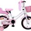 Amigo Magic Meisjesfiets - Kinderfiets 14 Inch - Wit