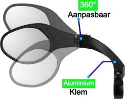 Merkloos Life-X Fietsspiegel – Ebike – 360° Verstelbaar – Links -Fiets Serie Winkel 1200x959 4