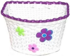 Fietsmandje Voor Kinderfiets - Wit