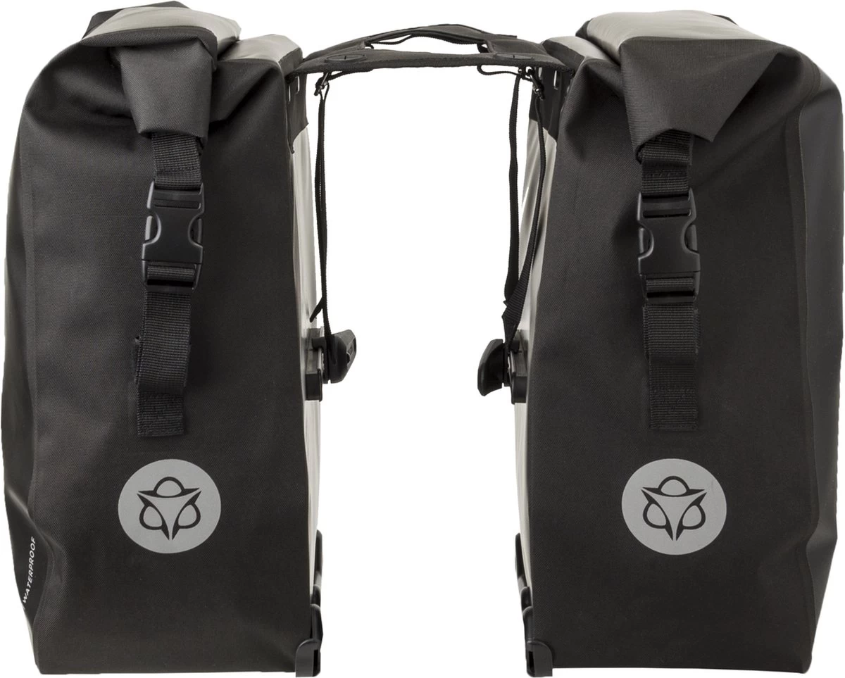 AGU Dubbele Fietstas Shelter - Zwart - 42L - Waterdicht - MIK Compatible 3 AGU Dubbele Fietstas Shelter - Zwart - 42L - Waterdicht - MIK Compatible - Afbeelding 3