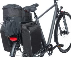 Basil Miles XL Pro Bagagedragertas MIK - 9-36 Liter - Zwart/Grijs -Fiets Serie Winkel 1200x970