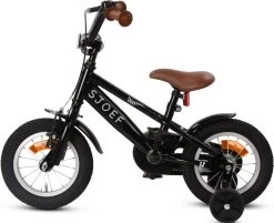 SJOEF Race Jongensfiets 12 Inch - Zwart -Fiets Serie Winkel 1200x977 2