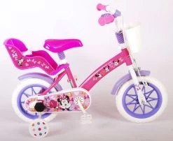 Disney Minnie Cutest Ever! Kinderfiets - Meiden - 12 Inch - Roze - Doortrapper -Fiets Serie Winkel 1200x983 4