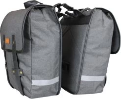 Dubbele Fietstas Grijs/zwart - Kleine Fietstas Dubbel - Fietstassen Waterdicht - 23 Liter - Fluorescerend - Stevige Fietstas -Fiets Serie Winkel 1200x984