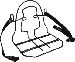 Steco Bagagedrager Verbreder Monkey-mee Staal - 31cm Breed - Zwart