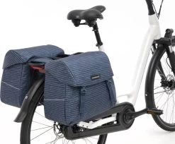 New Looxs Joli Double Nomi Dubbele Fietstas - 37 Liter - Blauw -Fiets Serie Winkel 1200x990