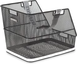 Basil Class Kinderfietsmand - Achter - Staal - Zwart -Fiets Serie Winkel 1200x994 2