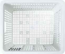 Basil Fietskrat M - Medium - 27 Liter - Wit -Fiets Serie Winkel 1200x994