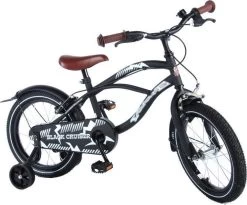 Volare Black Cruiser Kinderfiets - Jongens - 16 Inch - Zwart - 2 Handremmen 21 Volare Black Cruiser Kinderfiets - Jongens - 16 Inch - Zwart - 2 Handremmen -Fiets Serie Winkel 1200x997 6
