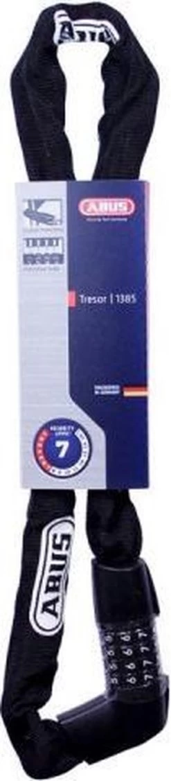 Abus - Kettingslot - Tresor 1385/85 - Zwart -Fiets Serie Winkel 263x1200