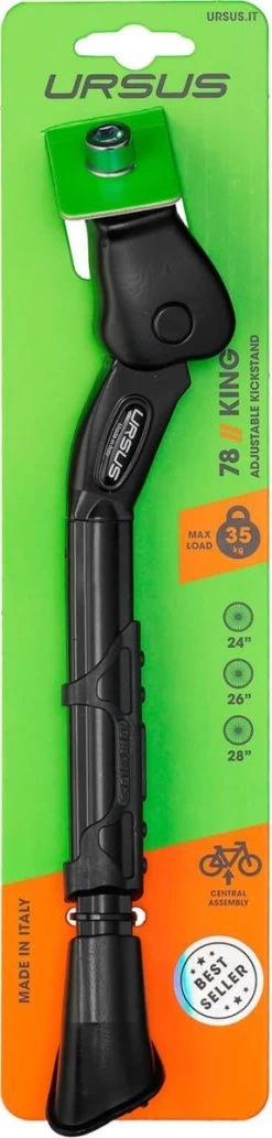 Standaard Ursus King Met Gazelle Adapter 20 Mm - Verstelbaar 24-29" - Zwart -Fiets Serie Winkel 287x1200 1