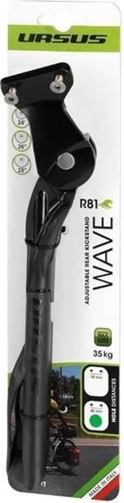 Achterstandaard Ursus Wave Met 40 Mm Plaat - Zwart 10 Achterstandaard Ursus Wave Met 40 Mm Plaat - Zwart -Fiets Serie Winkel 296x1200