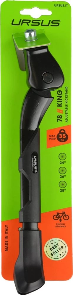 Standaard Ursus King Met Gazelle Adapter 20 Mm - Verstelbaar 24-29" - Zwart -Fiets Serie Winkel 299x1200 2