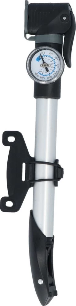 Dresco Mini Pomp Met Manometer 29,6cm - Fietspomp