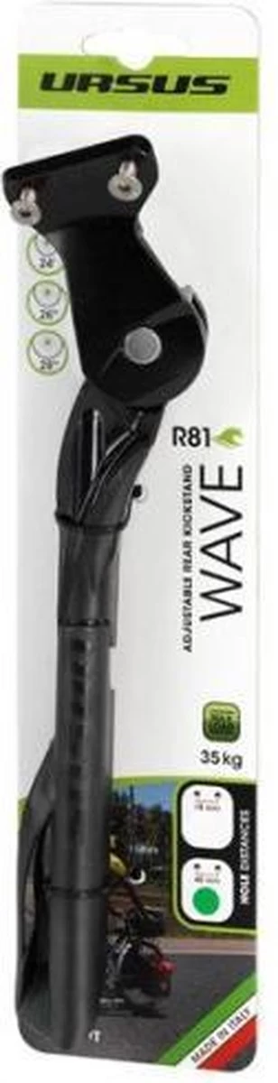 Achterstandaard Ursus Wave Met 40 Mm Plaat - Zwart 6 Achterstandaard Ursus Wave Met 40 Mm Plaat - Zwart - Afbeelding 6