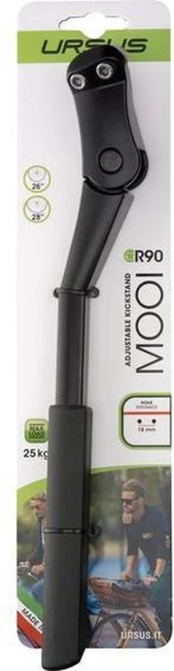 Ursus Standaard Mooi Rear Aluminium 26/28 Inch Zwart -Fiets Serie Winkel 312x1200