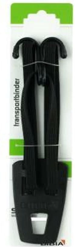 Widek Bibia Transportbinder - Snelbinder - Met Haken - Zwart -Fiets Serie Winkel 368x1200