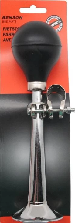 Benson Fietstoeter - Metaal - 21 Cm - Chroom -Fiets Serie Winkel 407x1200