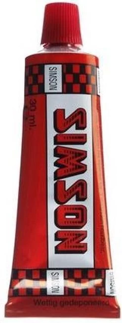 Simson Tube Solutie - Bandenplak - Groot - 30 Ml -Fiets Serie Winkel 453x1200