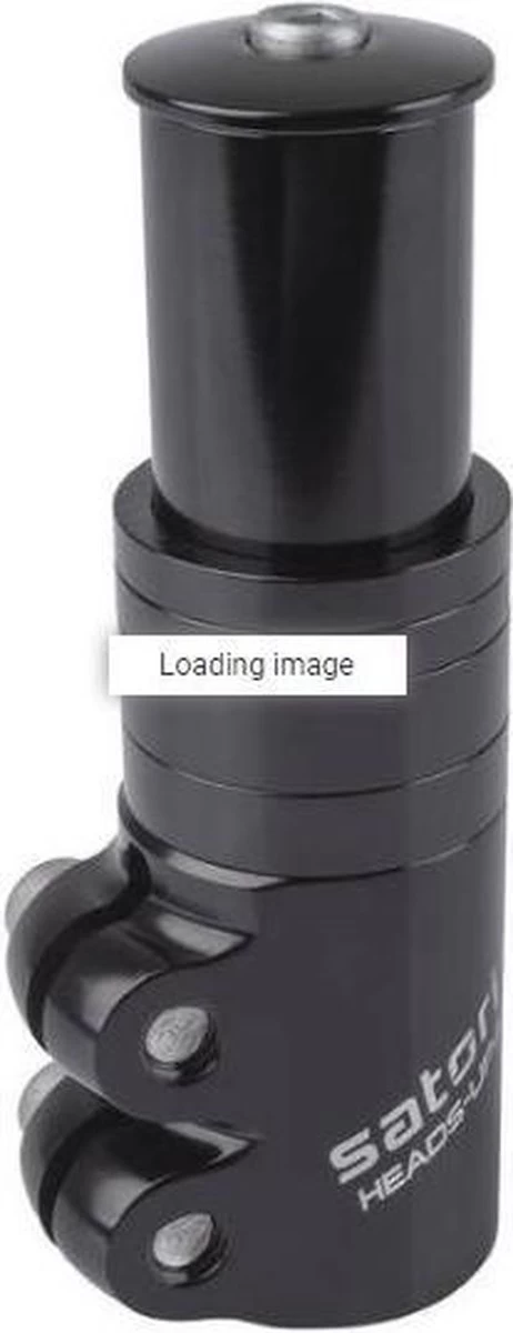 Stuurpenverlenger Satori 1-1/8 - Zwart 5 Stuurpenverlenger Satori 1-1/8 - Zwart - Afbeelding 5