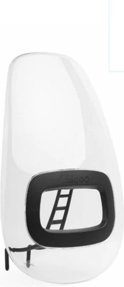 Bobike Windscherm ONE+ - Urban Black -Fiets Serie Winkel 521x1200 1