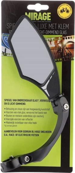 Fietsspiegel - Spiegel Mirage Links - Dimmend Glas - Multi-verstelbaar - Voor Speed-pedelec -Fiets Serie Winkel 526x1200 1